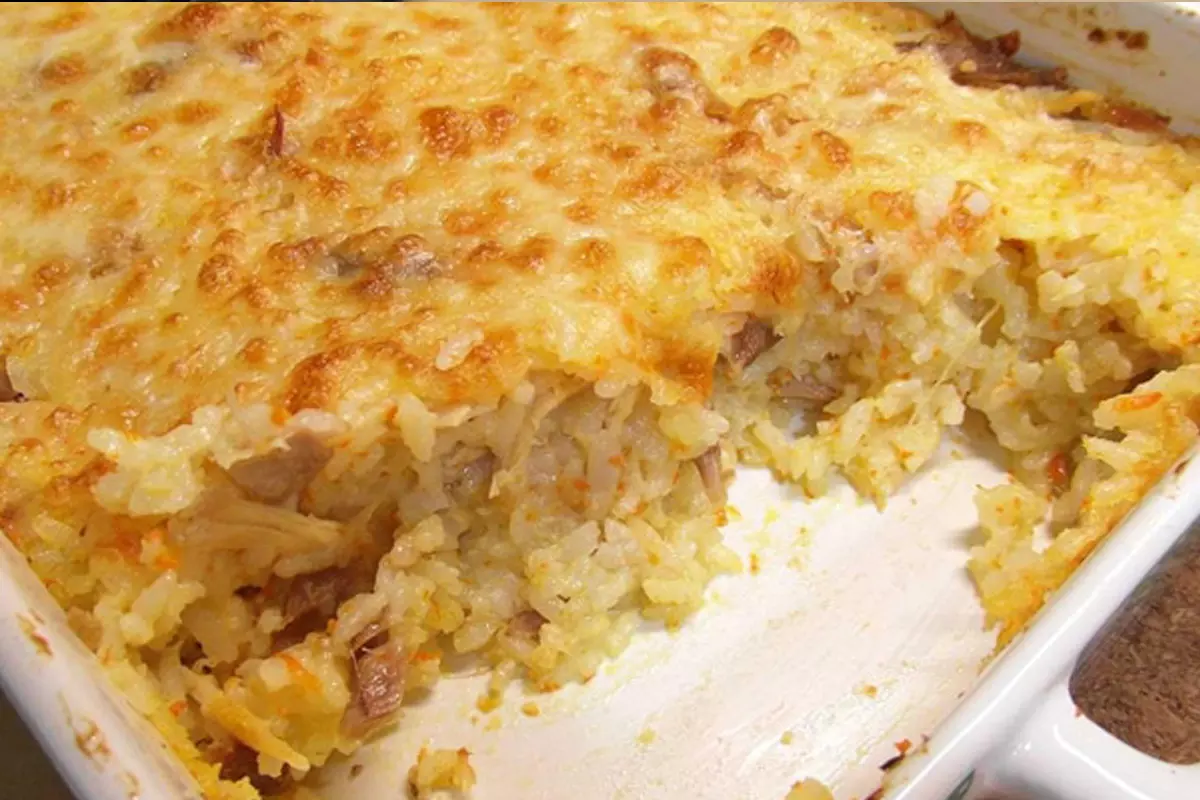 arroz de forno com frango